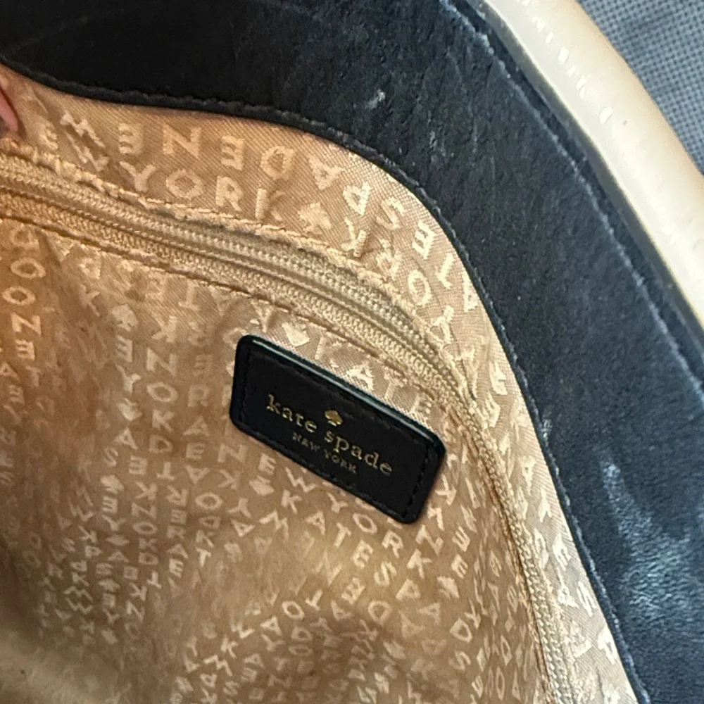 Kate‎ Spade Black and Cream Satchel